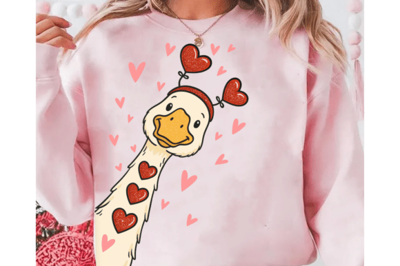 Valentine Duck Sweatshirt