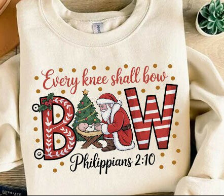 Every Knee Shall Bow Sweatshirt