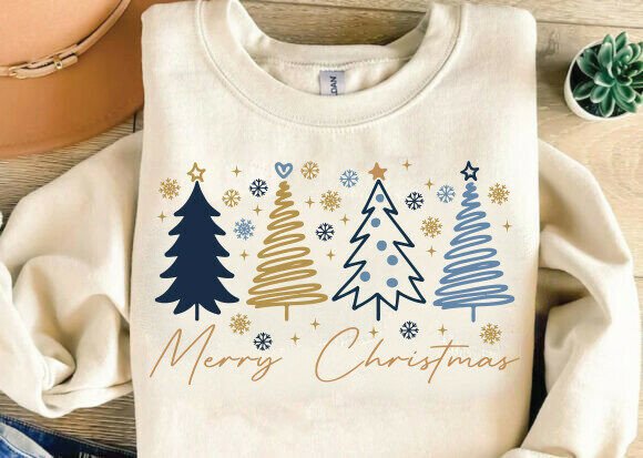 Blue Christmas Sweatshirt