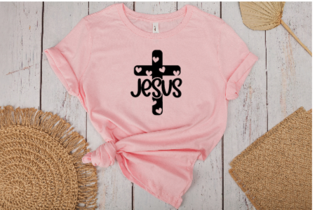 Pooka Dot Jesus Cross Tee (Faith)