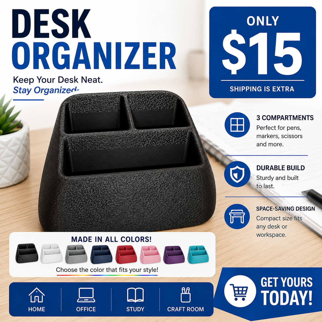 Desk Organizer or Remote control organizer